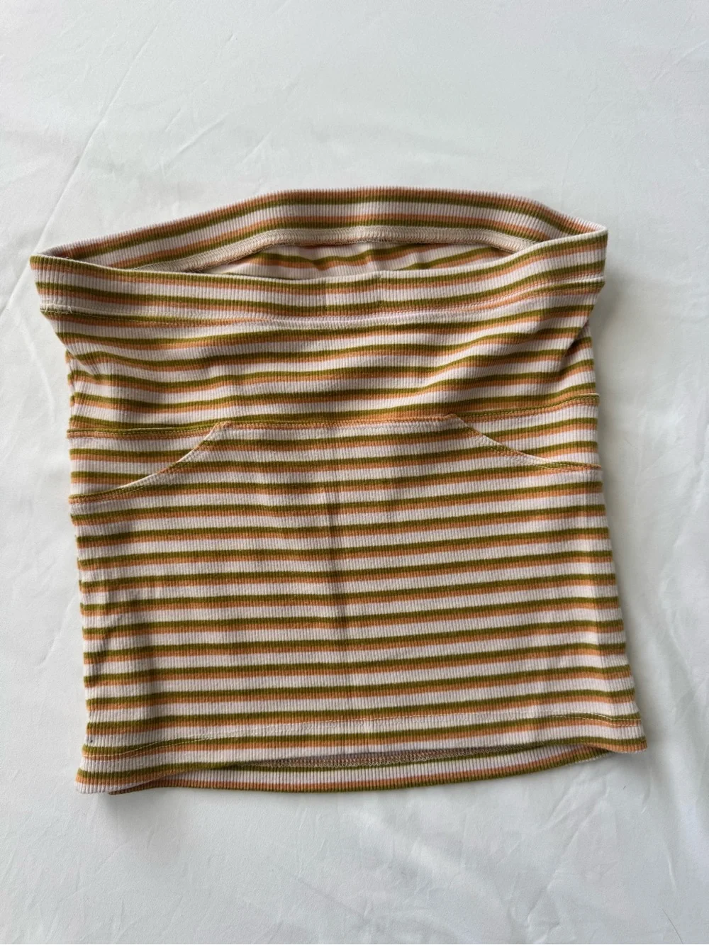 BDG Strapless Striped Tube Top - Size Medium - Picture 4 of 6